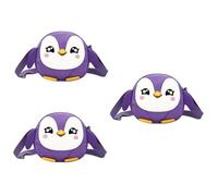 Holibanna 3piezas Mini Bandolera De Mano De Dibujos Animados para Niño Niña Bolsa Cruzada Infantil para Escuela y Viajes Diseño Práctico Cierre De Cremallera