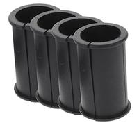 Holibanna 4 Fundas de Goma Negras para Micrófono de Cámara Ecm-nv1 y Ecm-xm1, Arandelas Espaciadoras de Tubo, Accesorios para Montaje de Micrófonos en Instrumentos Musicales, Uso