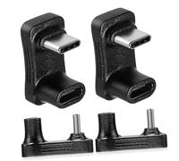 Holibanna 4 Piezas Adaptador U Type C Ángulo de para de Dispositivos USB C Compatible con Teléfonos Controladores y Portátil