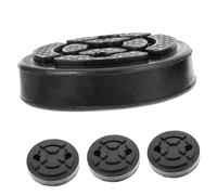 Holibanna 4 Piezas Almohadilla de Goma Redonda Gato de Piso Gato de Soporte para Almohadillas de Almohadilla de Disco Jack Almohadilla de Caucho Negro