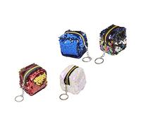 Holibanna 4 Piezas Monedero De Lentejuelas Bolsos De Niñas para Pequeño Monedero Bolso De Los Paquete De Almacenamiento Mini Monederos Carteras para Mini Bolso Bolsas Nylon