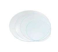 Holibanna 4 piezas Vidrio Reloj de Laboratorio Resistente Alta Temperatura Vidrio Grueso para Química Tapas Evaporación Uso Aula y Pruebas