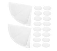 Holibanna 40 Alfombrillas Redondas De Silicona Para Vaporera De Cocina Almohadillas De Silicona Para Vaporera De Verduras Revestimiento De Bambú Alfombrilla De