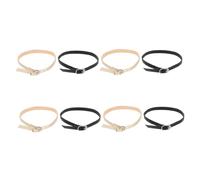 Holibanna 4pares Correas Ajustables Antideslizantes Para Zapatos De Tacón Correas De Tobillo De Cuero Sintético Para Calzado Extensor De Zapatos Para Mujeres De Correas Elásticas Para Calzado Diseño