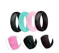 Holibanna 4piezas Anillos De Brillantes Para De Anillos Deportivos Flexibles Para Ejercicio y Actividades Al Aire