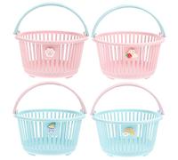 Holibanna 4piezas Cesta Compra De Dibujos Animados Cesta Organizadora De Escritorio con Pequeña para Guardar Cosas La Cocina