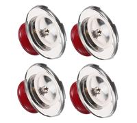 Holibanna 4piezas Perilla De Tapa De Tetera Silbato De Repuesto para Tapa De Hervidor De Agua Suministro para Tetera Sonido para Reemplazar El Pomo De Repuesto