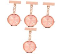 Holibanna 4piezas Reloj Colgante De Enfermera Diseño De Cuarzo Gran Visibilidad y Pin Seguro para Uso Clínicas y Hospitales