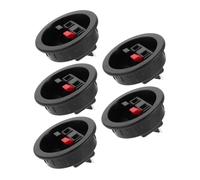 Holibanna 5 Conectores De Cable Para Altavoz Terminales De Conexión Rápida Color Negro