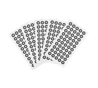 Holibanna 5 Hojas Marcadores Reflectivos para Escáner con Puntos por Puntos de para Seguimiento Óptico Marcadores de Posicionamiento para Proyectos de Escaneo