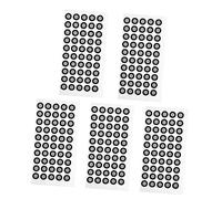 Holibanna 5 hojas Puntos de Marcaje Reflectantes para Escáner Reflectante de Alta Durabilidad de Usar y Transportar para Seguimiento Óptico y Escaneo Preciso