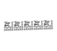 Holibanna 5 Juegos Colgante De Tambor Baratijas Encantos Cuentas Para Pulseras Bandas De Telar Aro Clave Rosario Anillos Plata Equipo Oro Cadenas Silver Aleación De Zinc 10 Uds * 5