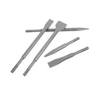 Holibanna 5 Piezas Brocas de Perforación para y Cinceles para Martillo Eléctrico Herramientas de Albañilería para Paredes y Diseño de Mango Redondo y Precisa Estuche de Transporte