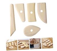 Holibanna 5 piezas Herramientas para Modelado de Arcilla Esculpir y Tallar con Mango Ergonómico Kit Completo para Principiantes y Profesionales y Escultura