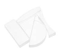 Holibanna 5 piezas Lentes Ópticas Acrílicas Transparentes para Experimentos Físicos Enseñanza de Refracción de Luz y Fundamentos Ópticos en Laboratorios Escolares