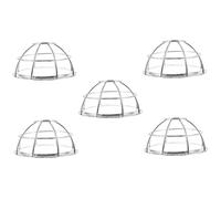 Holibanna 5 Piezas Protector de Aspersor de Inoxidable Rejilla de Seguridad para Sistema de Alarma de Instalación Rápida y para Tiendas Restaurantes y Oficinas