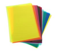 Holibanna 50 Hojas Papel Celofán Transparente para Manualidades Escolares Envoltura de Dulces Proyectos de Arte Infantil y Películas Decorativas de Luz