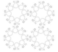 Holibanna 50 Pcs Convertidor De Pendientes Pendiente De Clip Kit De Aretes Cuentas Pinza Para La Oreja Pegatina Kits Convertidores De Aretes Arete De Vuelta Publicaciones No El Plastico