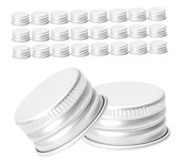 Holibanna 50 Piezas Tapas de Aluminio para Biberones Reutilizables Herméticas y Antigoteo para Frascos de Conserva Almacenamiento Seguro Hogar y Pack de Unidades
