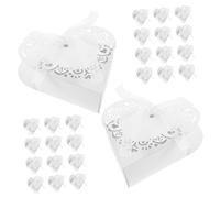 Holibanna 50Piezas Elegant Candy Present Box For Weddings Birthdays And Special Occasions Hollow Design For Unique Presentation