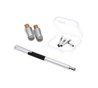 Holibanna 5piezas Lápices Táctiles con Puntas De Bolígrafo Capacitivo para Pantallas Táctiles De Tablets y Smartphones Inoxidable Color Plateado