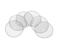 Holibanna 6 Filtros Reutilizables de 10cm de Acero Inoxidable Malla sin Borde Central para Filtración Efectiva de 800-1000ml para Cafetera de Prensa y Residuo en Cafeteras