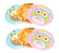 Holibanna 6 Gorros de Ducha Impermeables para Niños Pequeños Banda Elástica Cómoda Material Eva Multicolor para Uso Diario en Casa