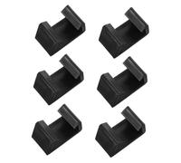 Holibanna 6 Piezas Clips para Muebles de Ratán Exteriores Conectores Resistentes para Sofá Seccional y Sillones Fijadores Negros para Jardín y Patio