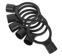 Holibanna 6 Piezas Conectores para Conos de Tráfico Resistentes la Intemperie Anillos Flexibles para Barreras de Seguridad Uso Estacionamientos Construcción y Señalización de Peligro