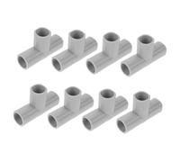 Holibanna 8 Piezas De Accesorios Para Cercas Protección De Pvc Tes Pernos En T Abrazaderas De Manguera Tes Codos De Pvc Puerta Para Bebés Adaptador De Barandilla Tes Accesorios De