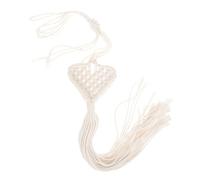 Holibanna Abrazadera De Cortina Tejida a Mano De Algodón Color Beige Crema Diseño Bohemio Borlas Accesorio para Cortinas De Ventana Adecuado para Decoración De Hogar y Sala