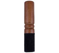 Holibanna Accesorio Palo de Cuero Resistente y Fácil de Sostener Tamaño Mediano para Cuenco de Sonido de Buda Hecho a Mano para Instrumentos Musicales Budistas