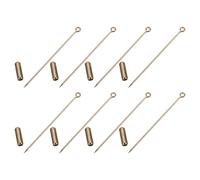 Holibanna Accesorios de Broche de Cobre para Alfileres Largos y Pendientes Creativos, 20 Piezas para Manualidades de Bisutería y Sombreros, Ideales para Costura y Pegamento