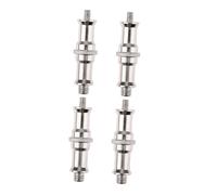 Holibanna Adaptador de Tornillo Roscado 1/4 a 3/8 4 Piezas para Soporte de Flash Profesionales, Accesorios de Fotografía Compactos, Material de Hierro Resistente, Uso en Estudio