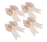 Holibanna Adorno Único De Lino Mejora Tu Outfit Estos 4 Lazos Decorativos Ideal para Mujeres