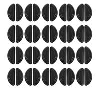 Holibanna Almohadillas Nasales Adhesivas Negras de Silicona Antideslizantes en Forma de D 40 Unidades para Monturas de Plástico con Cojín de Aire para Mayor Comodidad y Uso Prolongado