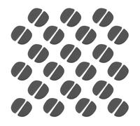 Holibanna Almohadillas Nasales de Esponja Antideslizantes para Gafas Infantiles, Kit de 30 Pares Gris, Repuesto Suave para Nariz, Compatible Marcos, Cuidado y Estabilidad para Uso