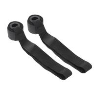 Holibanna Anclaje de Puerta para Bandas Elásticas Negro, 2 Piezas PVC | Gomas Elasticas Musculacion, Anclaje de Puertas para Bandas Elásticas, Entrenamiento en Casa y Hotel