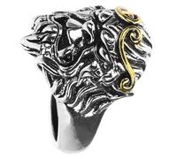 Holibanna Anillo Retro Elegante de Aleación Metálica para Hombres, Anillo Punk Creativo de Dedo, Estilo Vintage para Uso Diario y Fiestas, Talla Única