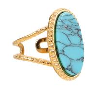 Holibanna Anillos Bohemios Vintage Turquesa Anillos Apilables Para Mujer