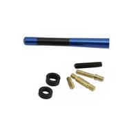 Holibanna Antena De Coche De Fibra De Carbono Corta 8 Cm para Radio, Antena De Repuesto Atornillable, Compatible Vehículos, Color Azul