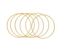Holibanna Aros De Metal 6pcs Anillo Metálico Atrapasueños Manualidades Decoración Hogar Argollas De Acero Para Macrame