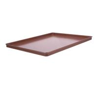 Holibanna Bandeja de Hornear Rectangular Antiadherente de para Pasteles y Galletas para Horno y Uso Cocina Bandeja Reutilizable Dorada para Hornear y Servir