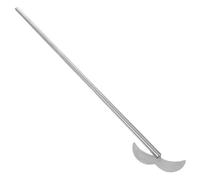 Holibanna Barra Agitadora de Acero Inoxidable 8x350x65mm Doble Hélice, Eje Mezclador Resistente y Herramienta de Mezcla para Laboratorio, Industria y Agricultura, sin Vibración ni Ruido