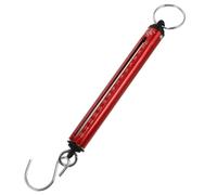 Holibanna Báscula Portátil Báscula De Peso Corporal Escala De Colgante De Pantalla Led Pequeña Escala Colgante Báscula De Resorte Portátil Escala De Hardware Colgante Rojo Acero Inoxidable