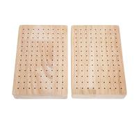 Holibanna Bases de Madera para Muñecos de Arcilla 2 Piezas Tacto Cómodo y Diseño para Exhibición y Secado de Figuras de Arcilla Hechas a Mano