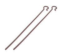 Holibanna Bastón de Juego de Simulación y Muleta de Plástico para Disfraz, Accesorio de Halloween para Adultos, Bastón de Pastor Cosplay Resistente para Teatro y Fiesta, 2 Piezas, 3 Secciones