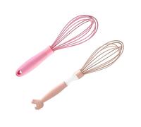 Holibanna Batidor de Huevos Manual 2 Piezas Silicona Ergonomico para Cocinar Huevos Herramienta de Cocina