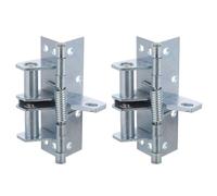 Holibanna Bisagras Resorte de Metal para Puertas de Armario, Cierre Oculto Amortiguado, Bisagra para Muebles de Madera, 90 Grados, 2 Piezas Azul Zinc, Uso en Cocina y Baño