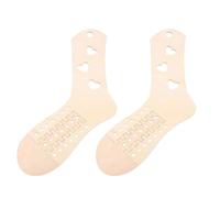 Holibanna Bloqueadores de Calcetines de Madera Ajustables Herramienta para Exhibición y Almacenamiento para Tejer, de Tejido de Calcetines Beige en Proyectos y Crochet
